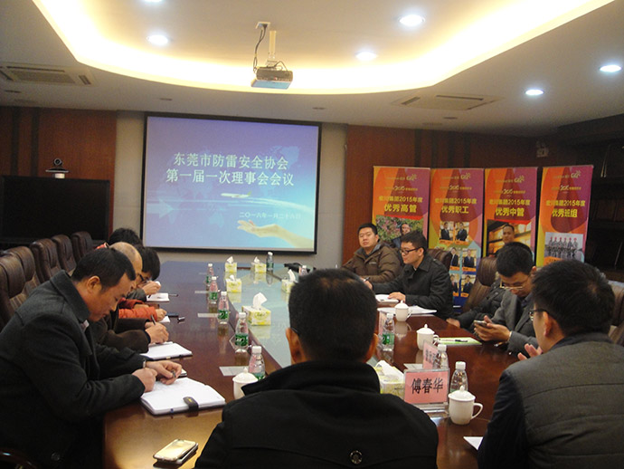 东莞市防雷安全协会第一届一次理事会会议